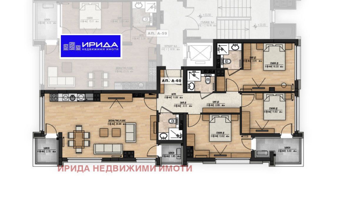 Многостаен апартамент в София, Младост 1 - 156 кв.м за 2513 €/кв.м - Снимка #1