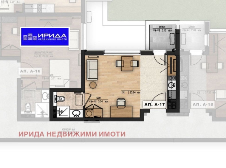 Едностаен апартамент в София, Младост 1 - 46 кв.м за 2196 €/кв.м - Снимка #1