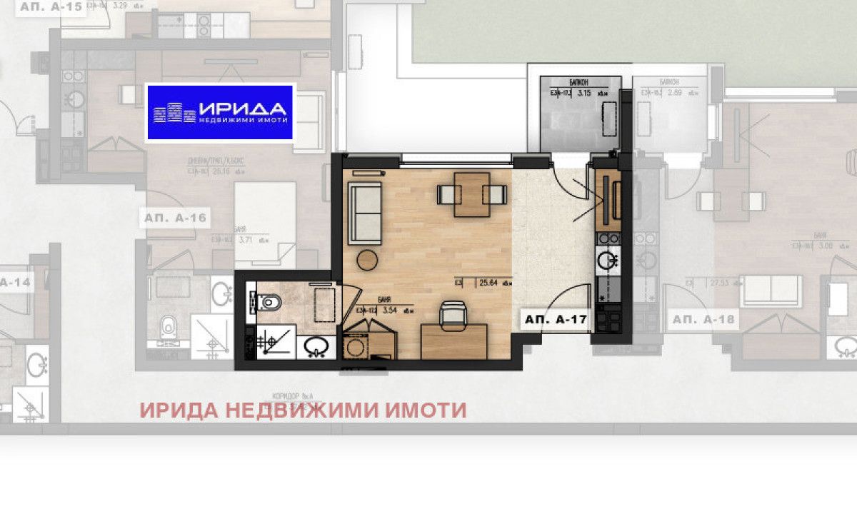 Едностаен апартамент в София, Младост 1 - 46 кв.м за 2196 €/кв.м - Снимка #1