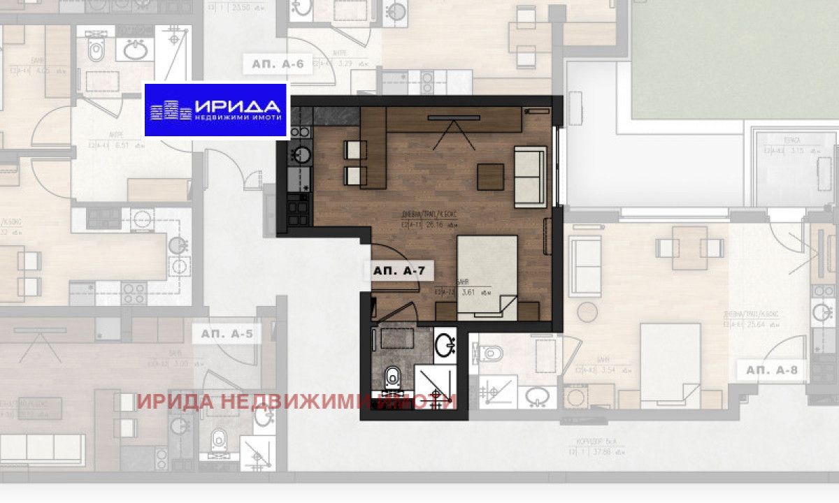 Едностаен апартамент в София, Младост 1 - 41 кв.м за 2188 €/кв.м - Снимка #1