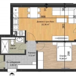 Двустаен апартамент в Пловдив, Остромила - 81 кв.м за 612 €/кв.м - Снимка #1