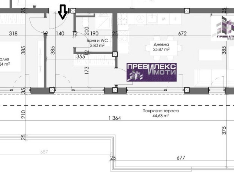 Двустаен апартамент в Пловдив, Каменица 2 - 122 кв.м за 489 €/кв.м - Снимка #1