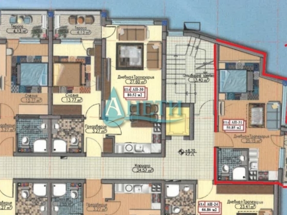 Едностаен апартамент в София, Дружба 1 - 51 кв.м за 2094 €/кв.м - Снимка #1