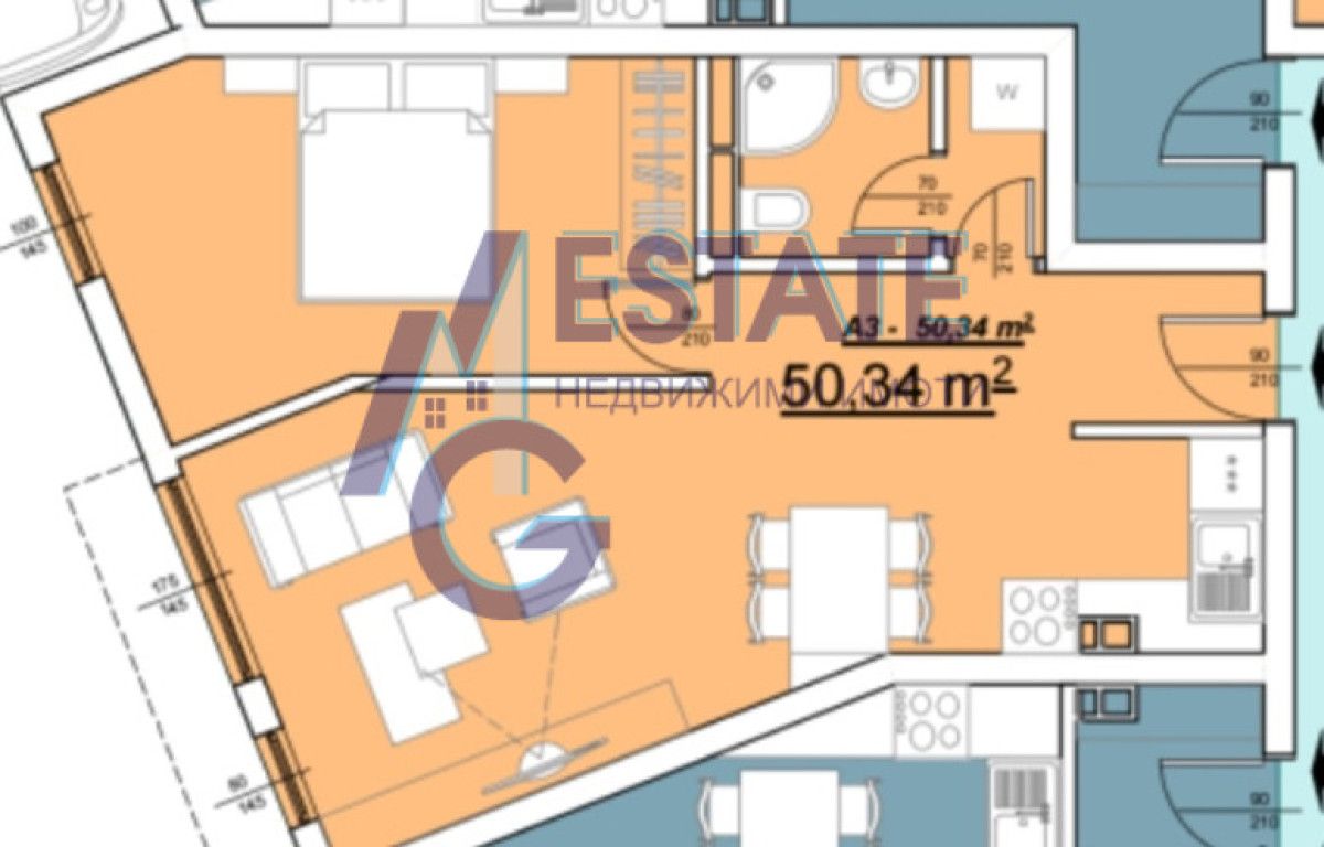 Двустаен апартамент в с. Равда, Област Бургас - 56 кв.м за 949 €/кв.м - Снимка #1