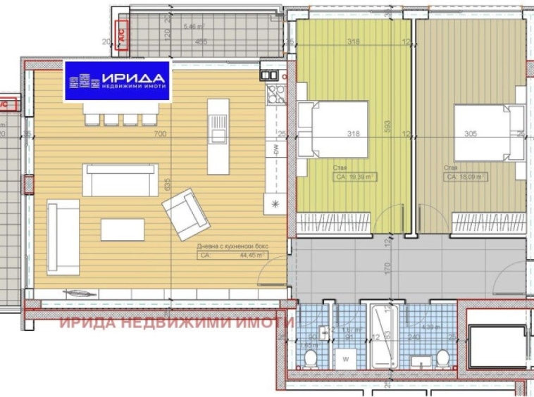 Тристаен апартамент в София, Бояна - 154 кв.м за 2026 €/кв.м - Снимка #1