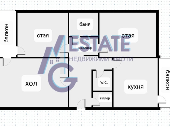 Тристаен апартамент в София, Дружба 1 - 87 кв.м за 1897 €/кв.м - Снимка #1