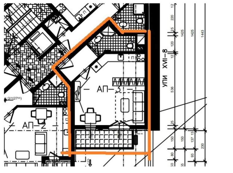 Едностаен апартамент в Бургас, Меден рудник - зона Б - 56 кв.м за 878 €/кв.м - Снимка #1