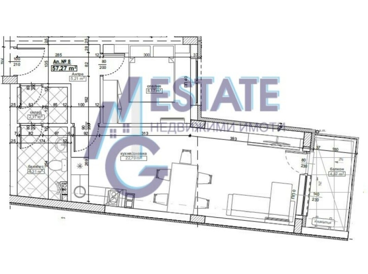 Двустаен апартамент в Китен - 68 кв.м за 1200 €/кв.м - Снимка #1