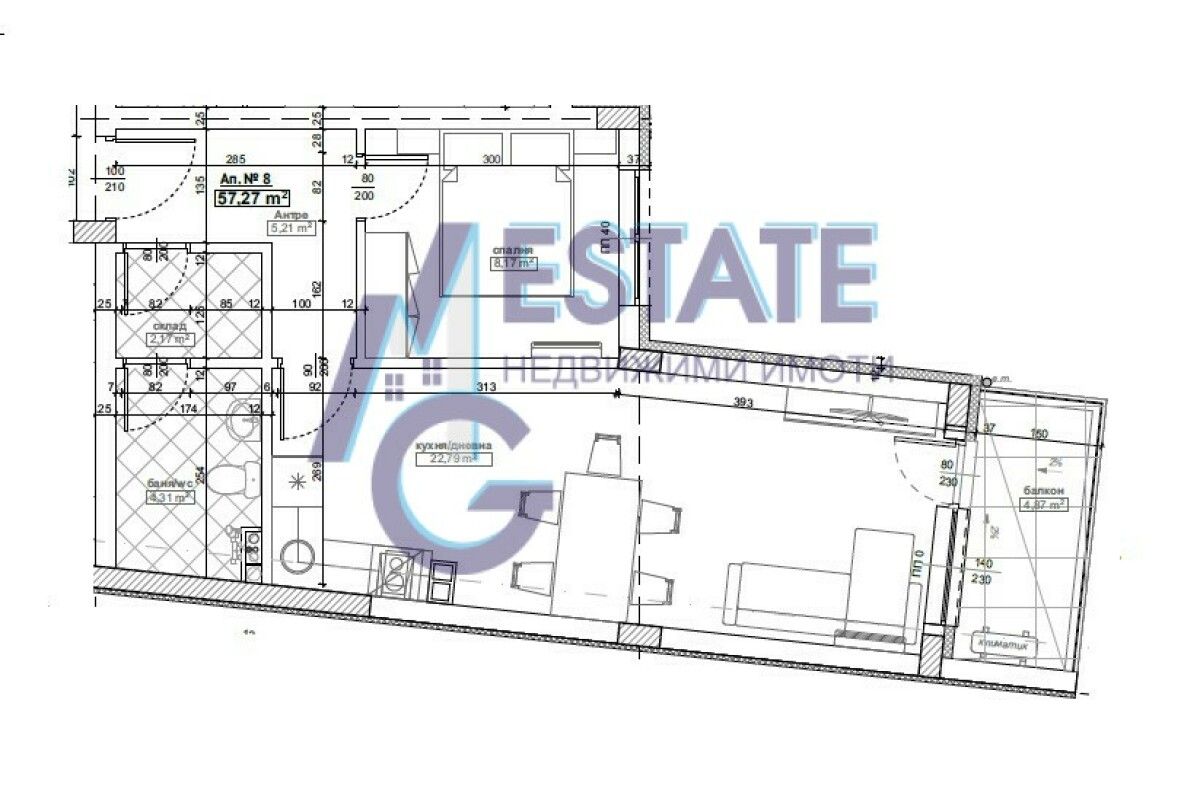 Двустаен апартамент в Китен - 68 кв.м за 1200 €/кв.м - Снимка #1