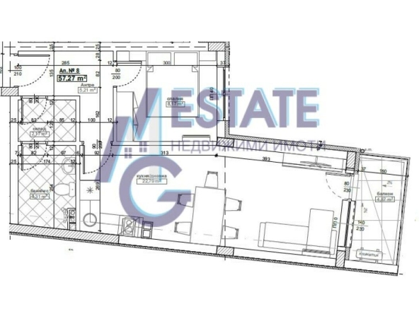 Двустаен апартамент в Китен - 68 кв.м за 612 €/кв.м - Снимка #1