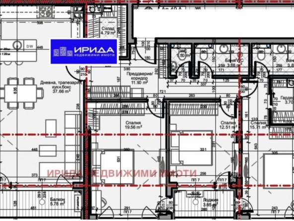 Многостаен апартамент в София, Младост 4 - 168 кв.м за 1852 €/кв.м - Снимка #1