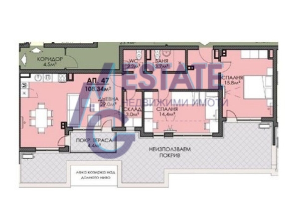 Тристаен апартамент в Бургас, Меден рудник - зона Б - 109 кв.м за 634 €/кв.м - Снимка #1