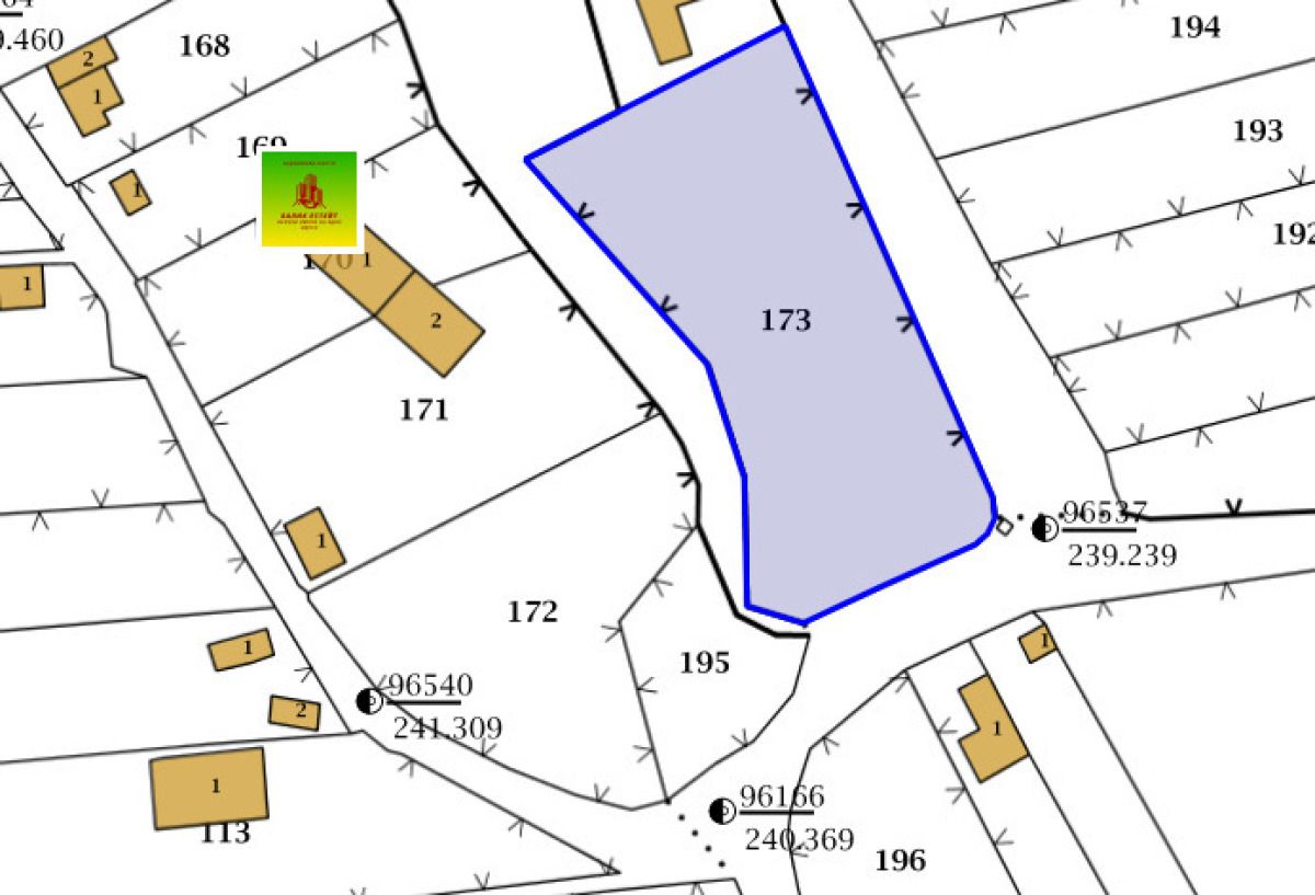 Парцел в Добрич, м-т Газибаба - 1000 кв.м за 20 €/кв.м - Снимка #1