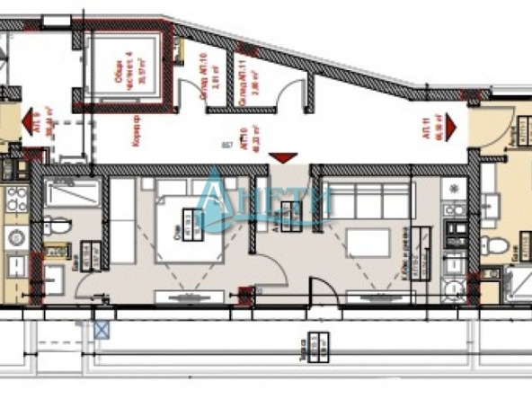 Двустаен апартамент в София, Овча купел - 67 кв.м за 2210 €/кв.м - Снимка #1