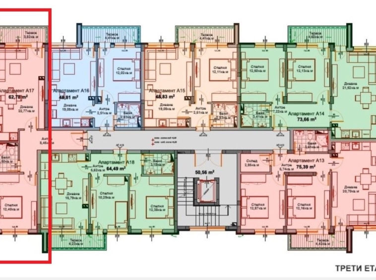 Двустаен апартамент в Айтос - 76 кв.м за 792 €/кв.м - Снимка #1