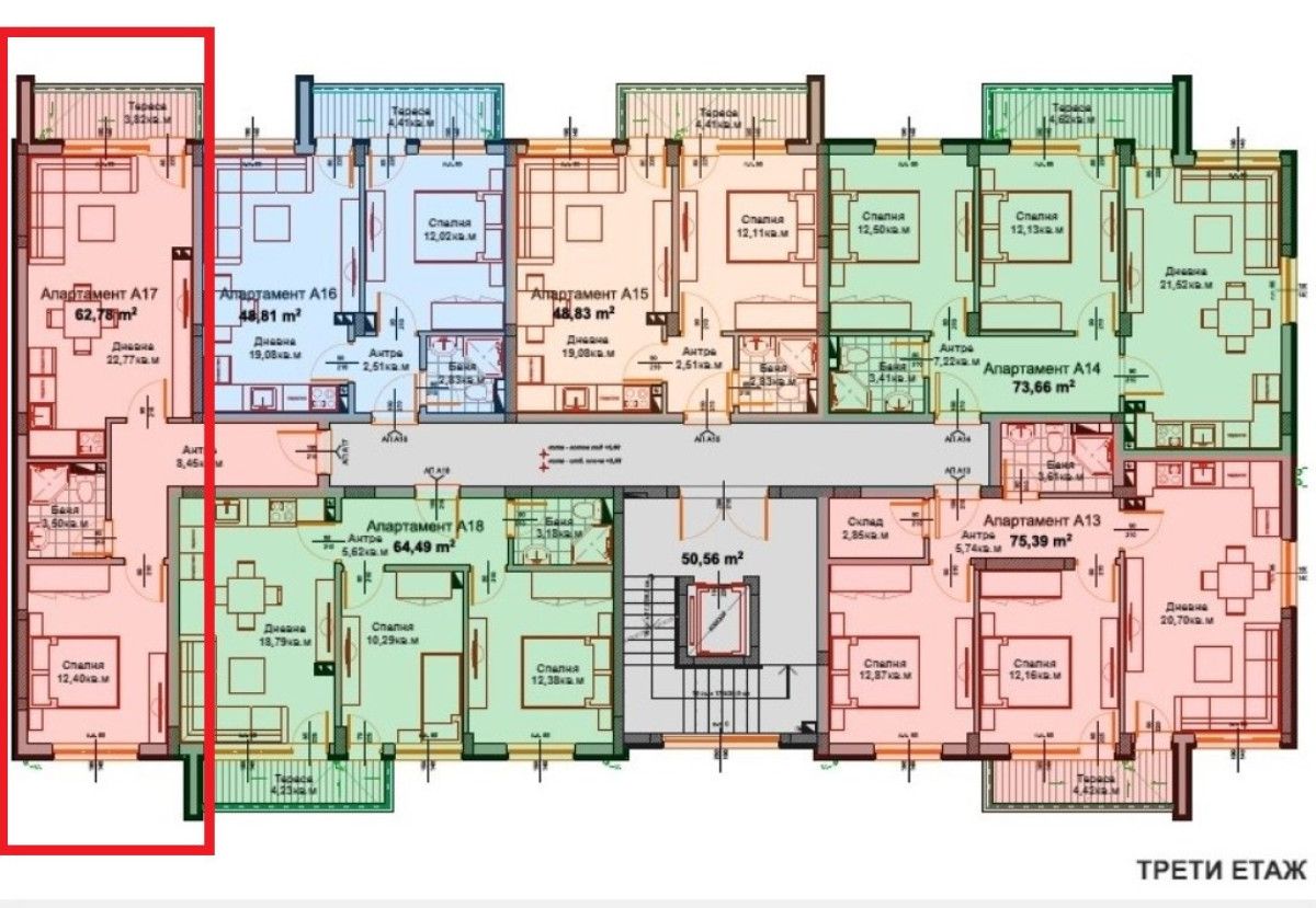 Двустаен апартамент в Айтос - 76 кв.м за 792 €/кв.м - Снимка #1