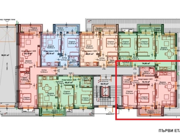 Тристаен апартамент в Айтос - 82 кв.м за 481 €/кв.м - Снимка #1