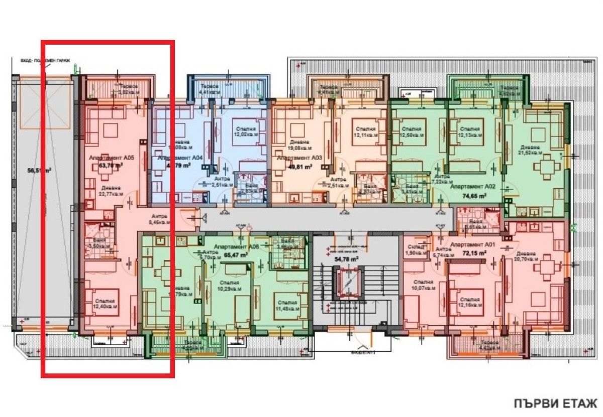 Двустаен апартамент в Айтос - 76 кв.м за 483 €/кв.м - Снимка #1