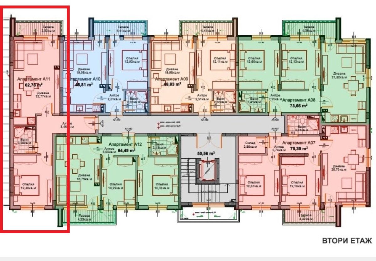 Двустаен апартамент в Айтос - 76 кв.м за 784 €/кв.м - Снимка #1