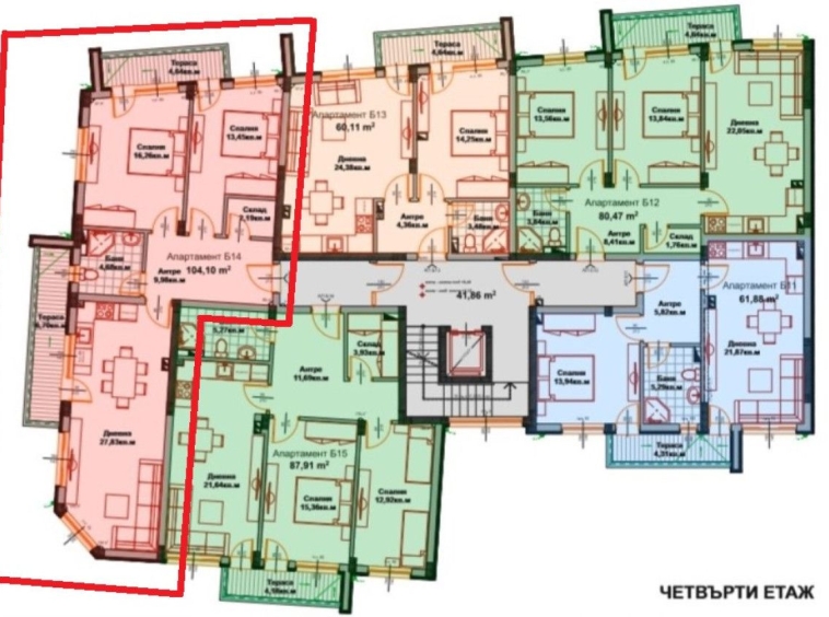 Тристаен апартамент в Айтос - 119 кв.м за 484 €/кв.м - Снимка #1