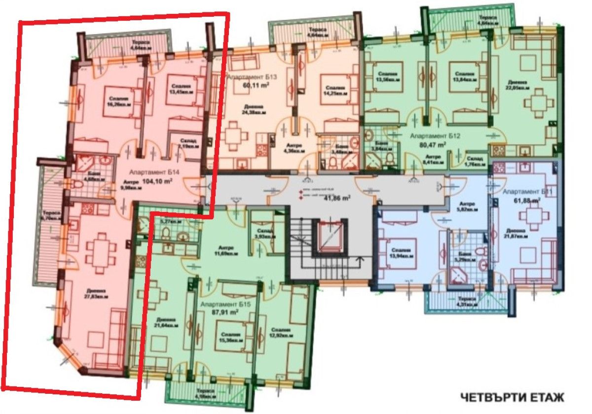 Тристаен апартамент в Айтос - 119 кв.м за 484 €/кв.м - Снимка #1
