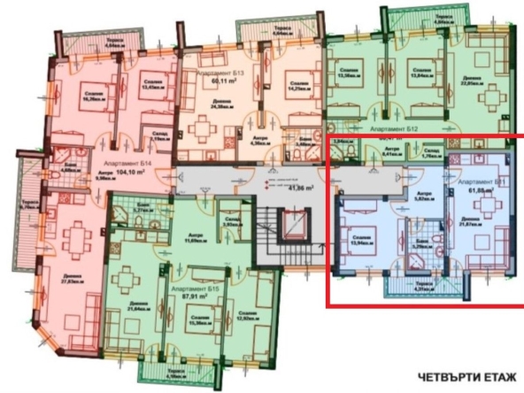 Двустаен апартамент в Айтос - 74 кв.м за 789 €/кв.м - Снимка #1