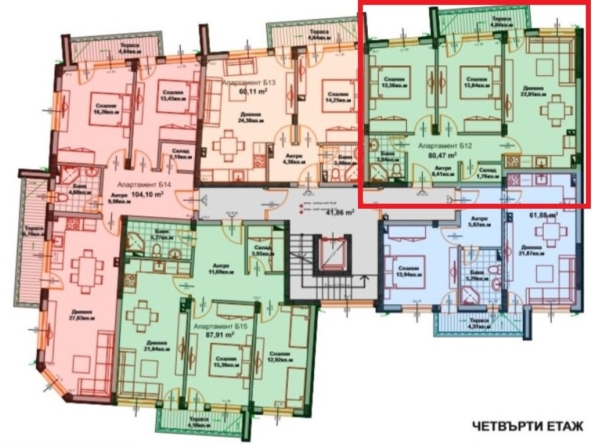 Тристаен апартамент в Айтос - 91 кв.м за 794 €/кв.м - Снимка #1