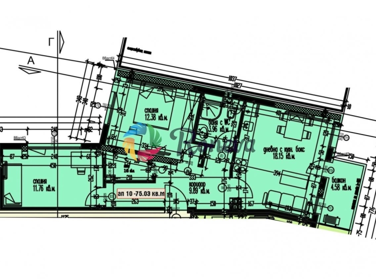 Тристаен апартамент в Варна, Аспарухово - 84 кв.м за 513 €/кв.м - Снимка #1