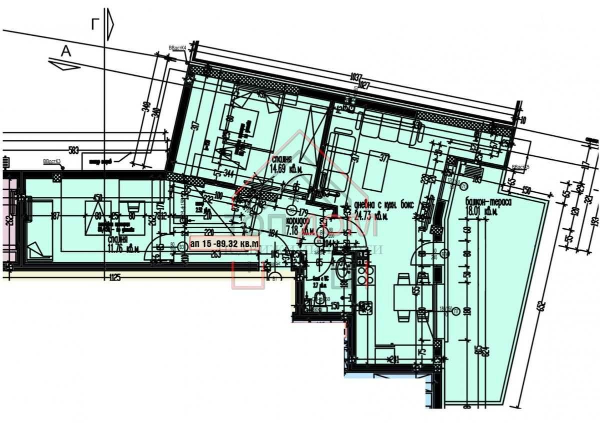 Тристаен апартамент в Варна, Аспарухово - 100 кв.м за 1106 €/кв.м - Снимка #1