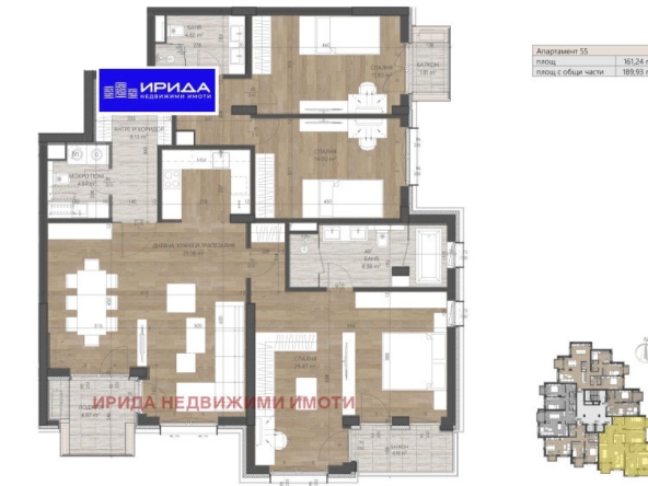 Многостаен апартамент в София, Изгрев - 190 кв.м за 4139 €/кв.м - Снимка #1