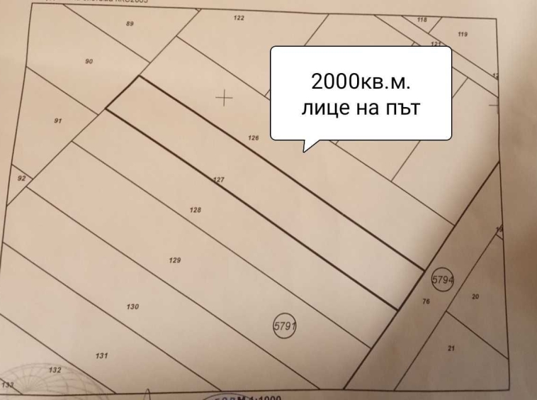Парцел в София, Докторски паметник - 2000 кв.м за 20 €/кв.м - Снимка #1
