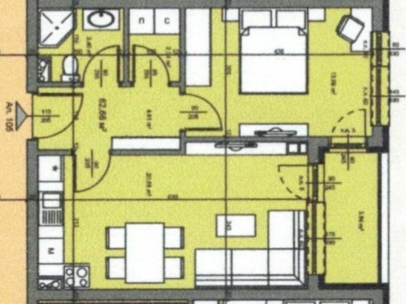 Двустаен апартамент в Бургас, Долно Езерово - 63 кв.м за 583 €/кв.м - Снимка #1
