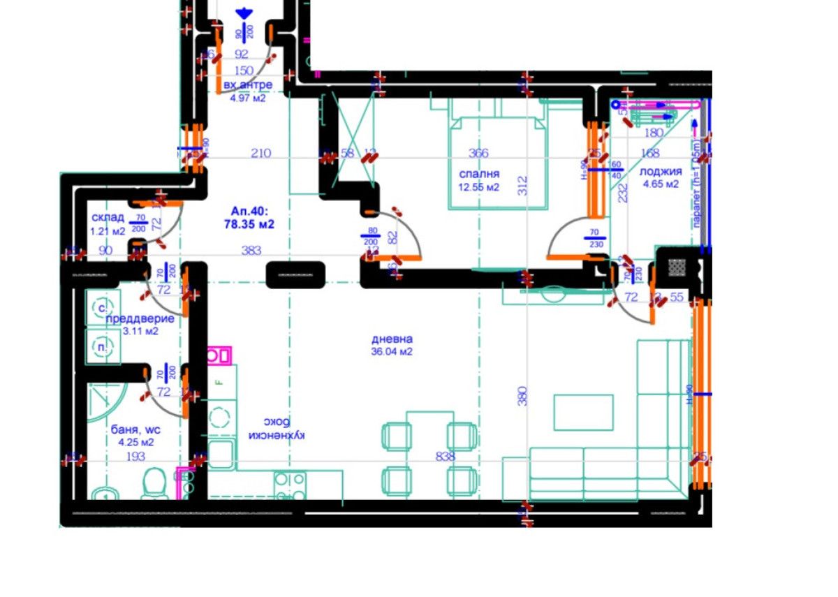Двустаен апартамент в Бургас, Меден рудник - зона Д - 94 кв.м за 800 €/кв.м - Снимка #1