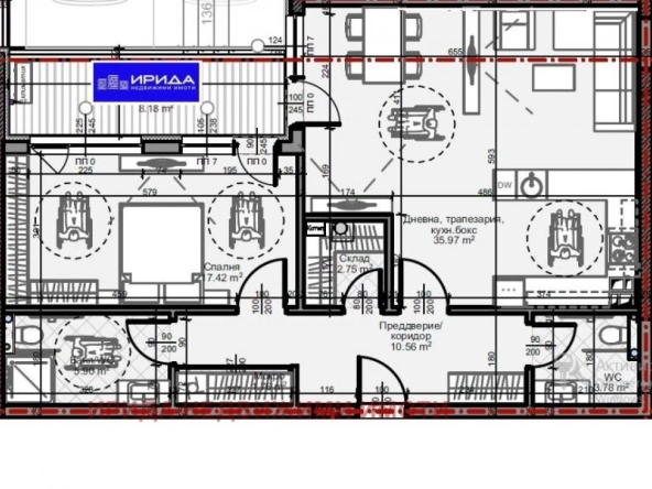 Двустаен апартамент в София, Младост 4 - 113 кв.м за 1915 €/кв.м - Снимка #1