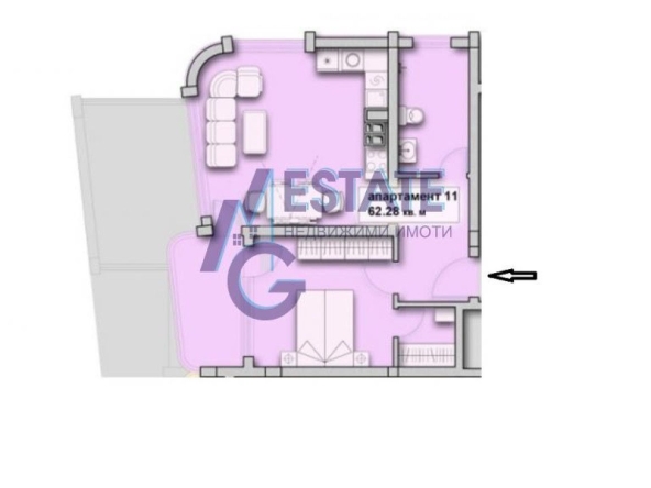 Двустаен апартамент в Созопол - 71 кв.м за 916 €/кв.м - Снимка #1