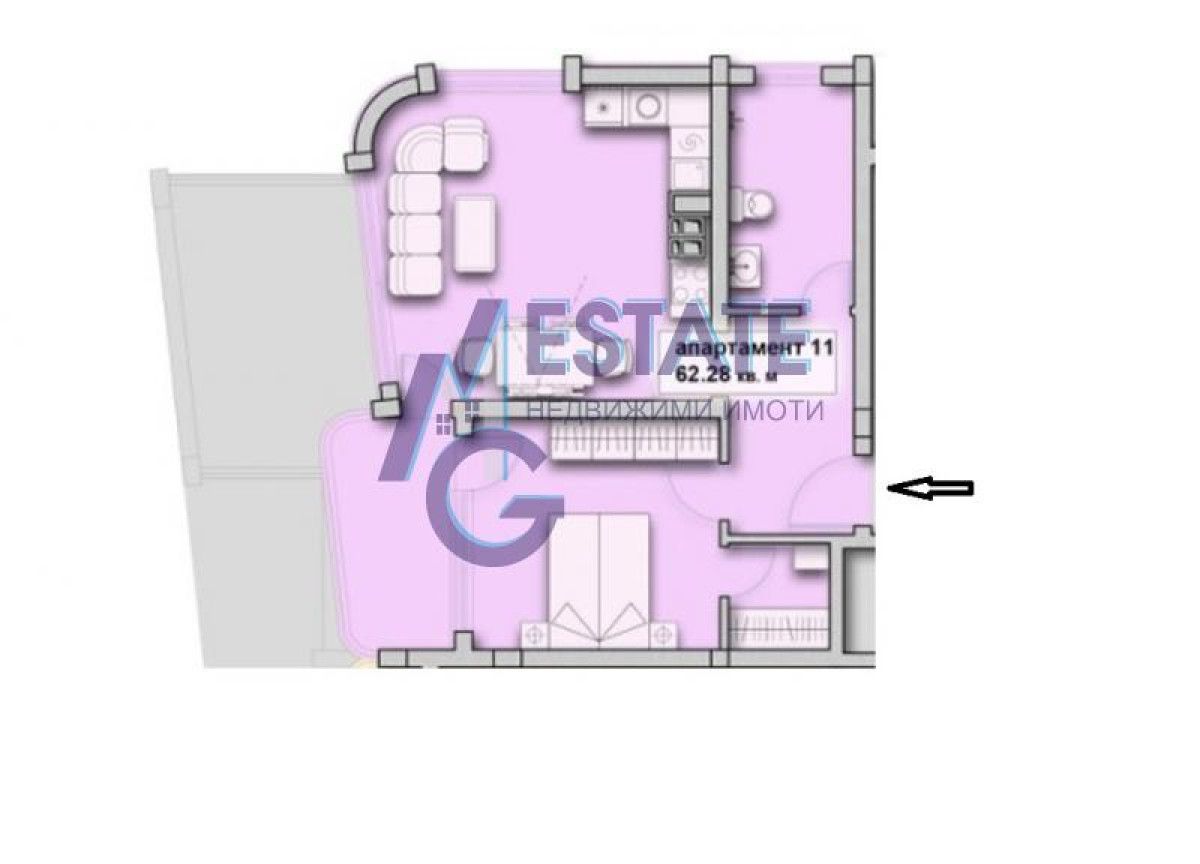 Двустаен апартамент в Созопол - 71 кв.м за 916 €/кв.м - Снимка #1