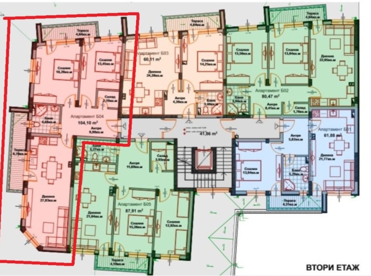 Тристаен апартамент в Айтос - 119 кв.м за 484 €/кв.м - Снимка #1