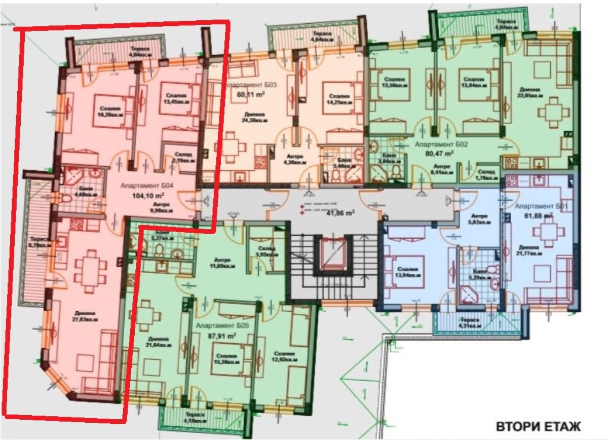Тристаен апартамент в Айтос - 119 кв.м за 484 €/кв.м - Снимка #1