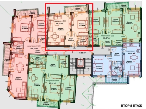 Двустаен апартамент в Айтос - 72 кв.м за 747 €/кв.м - Снимка #1