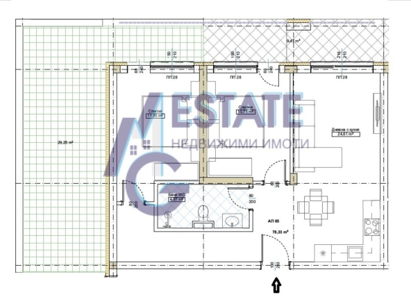 Тристаен апартамент в Китен - 125 кв.м за 1216 €/кв.м - Снимка #1