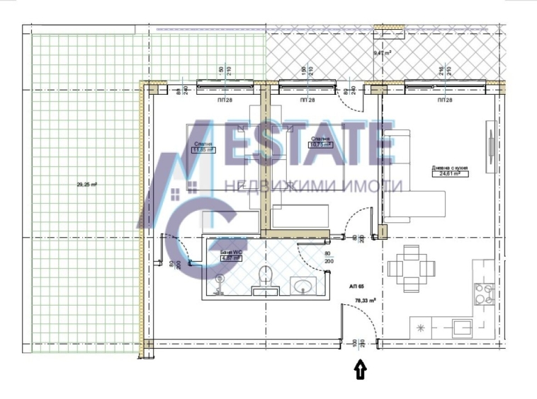 Тристаен апартамент в Китен - 125 кв.м за 1216 €/кв.м - Снимка #1