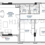 Тристаен апартамент в София, Люлин 2 - 123 кв.м за 1455 €/кв.м - Снимка #1