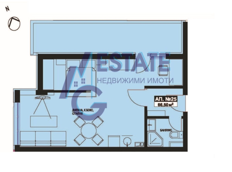 Едностаен апартамент в Поморие - 67 кв.м за 1142 €/кв.м - Снимка #1