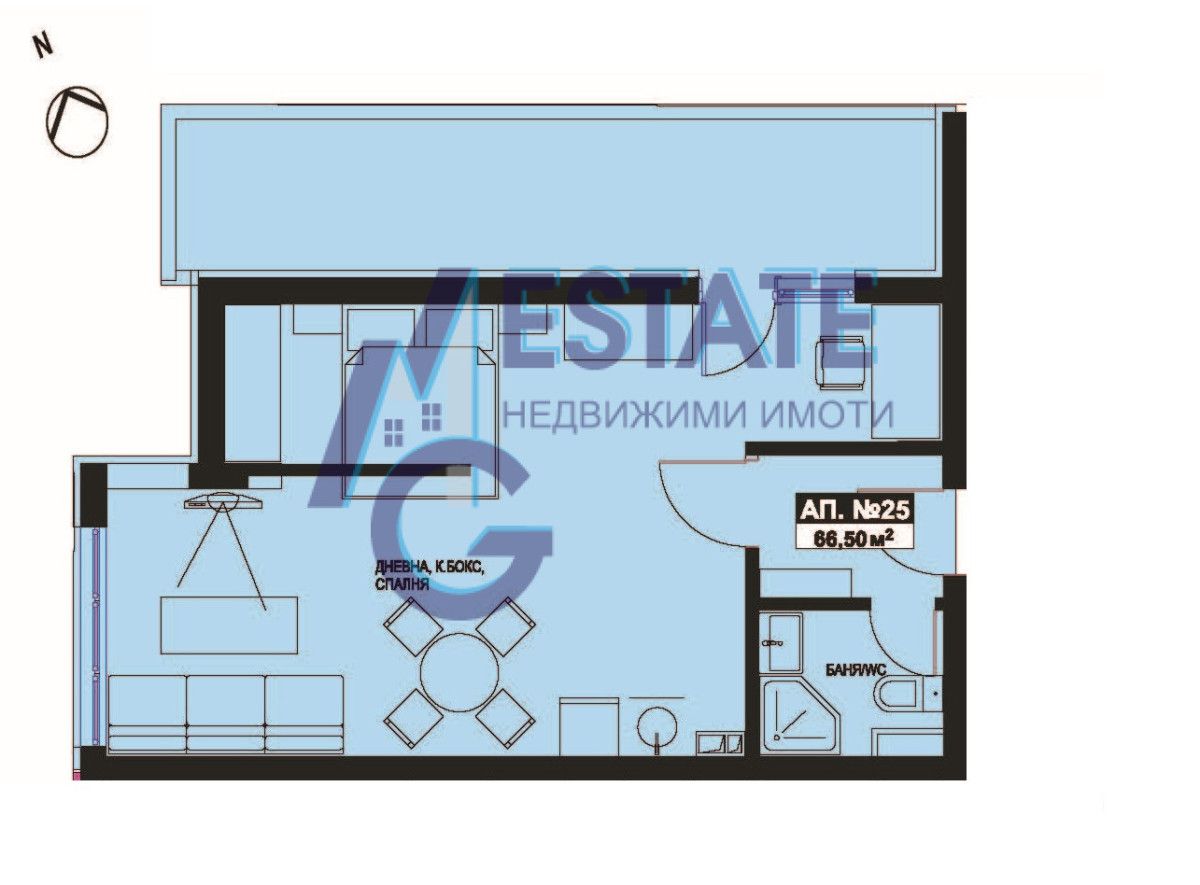 Едностаен апартамент в Поморие - 67 кв.м за 1142 €/кв.м - Снимка #1