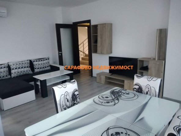 Дава се под наем Двустаен апартамент в Бургас, Сарафово - 70 кв.м за 381.99 € - Снимка #1