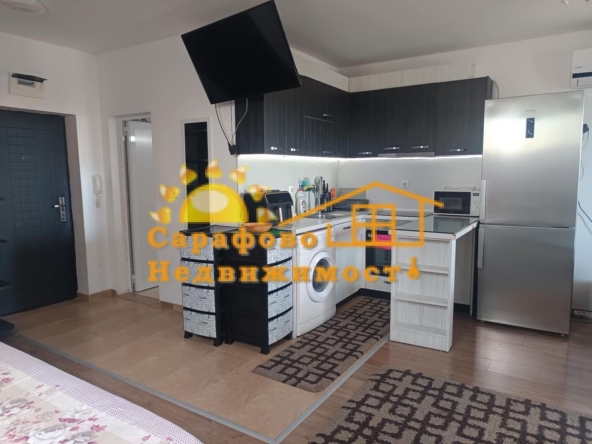 Дава се под наем Едностаен апартамент в Бургас, Сарафово - 66 кв.м за 357 € - Снимка #1