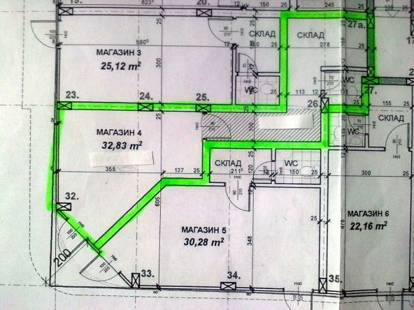 Дава се под наем Офис в Русе, Център - 33 кв.м за 380 € - Снимка #1