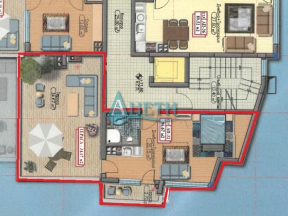 Едностаен апартамент в София, Дружба 1 - 87 кв.м за 2093 €/кв.м - Снимка #1