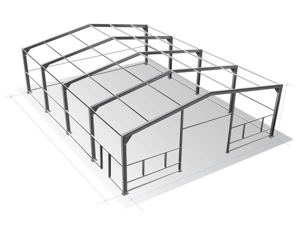 Дава се под наем Промишлена сграда в с. Церово, Област София-област - 260 кв.м за 1400 € - Снимка #1