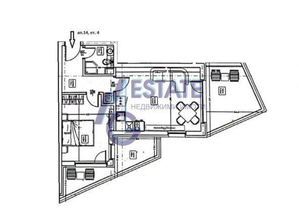 Двустаен апартамент в Царево - 80 кв.м за 1504 €/кв.м - Снимка #1